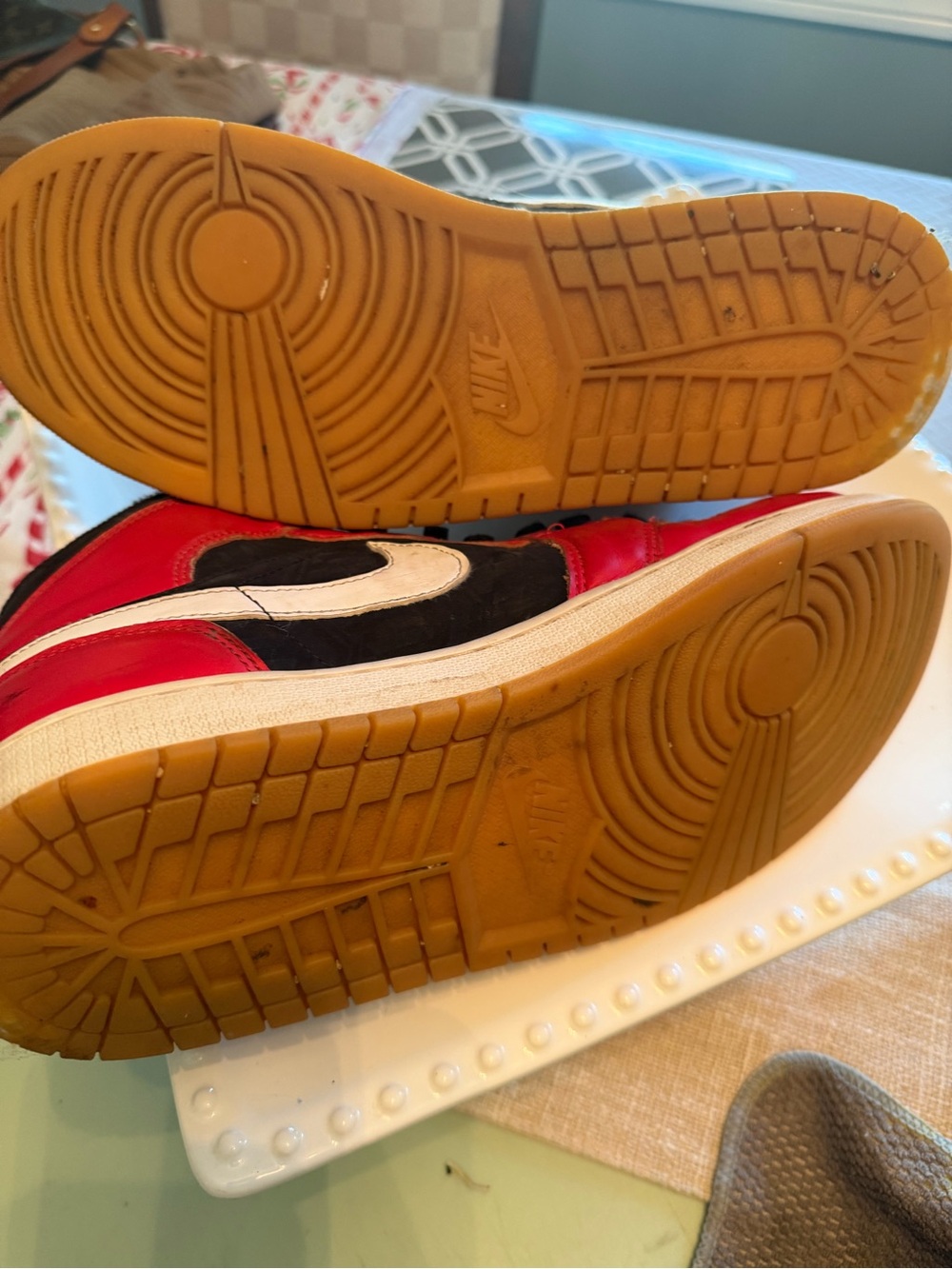 Jordan Air Jordan 1 Retro High OG Craft Gym Red Black Size 10.5 - Picture 3 of 6